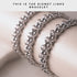 White Rhino Links | Mini Kismet Bracelet | White x Silver